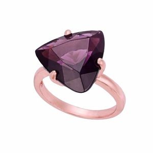 Charter Club Crystal Amethyst Statement Ring